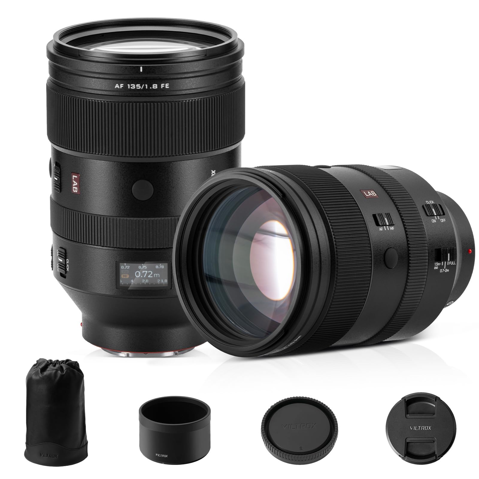 Amazon.com : VILTROX 135mm F1.8 LAB FE Lens AF F/1.8 Full Frame E